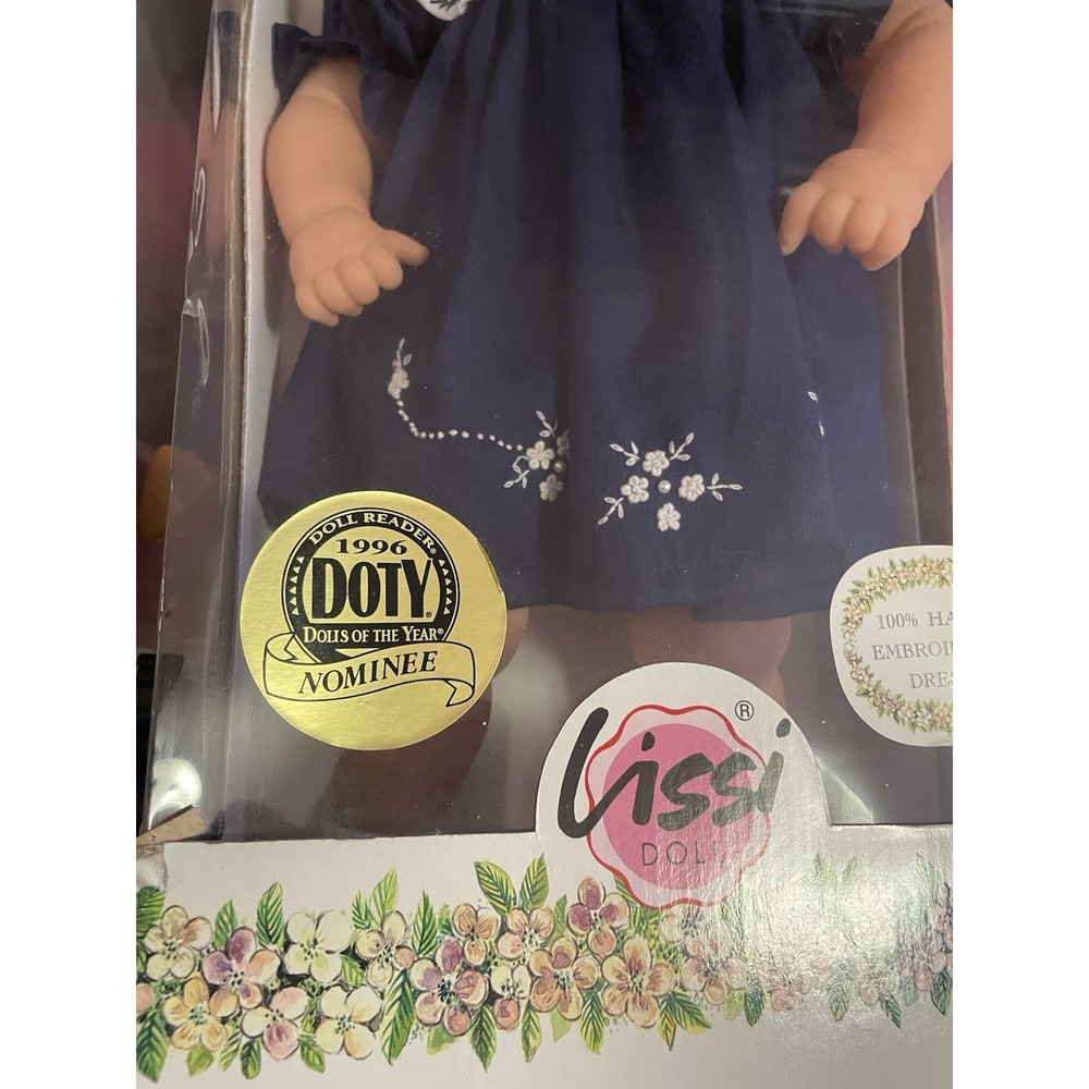 Lissi Doll Vintage 1996 Blonde Hair & Blue Eyes 22" Girl Doll In Blue Outfit NIP - Picture 3 of 6